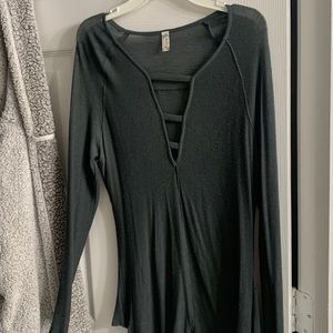 Intimately free people long sleeve v neck